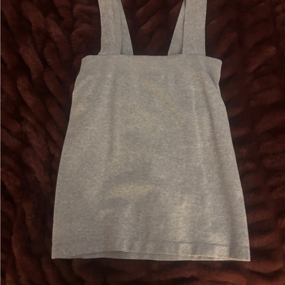 free people grey tank top small